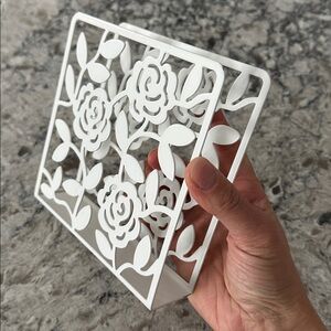 IKEA Napkin Holder With Flowers